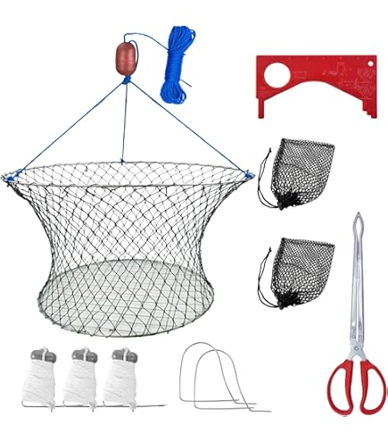 Trampa De Pesca Plegable De 2 Piezas Para Cangrejos, Minias, Cangrejos De Río, Langostas Y