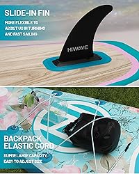Hiwave Inflatable Paddle Board 11 '* 34 "* 6" Extra