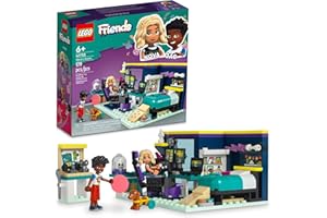 LEGO Friends Nova's Room Gaming Themed Bedroom Playset 41755, Collectible Toy with Zac Mini-Doll and Pickle The Dog, Small Gift Idea for Kids 6 and Up