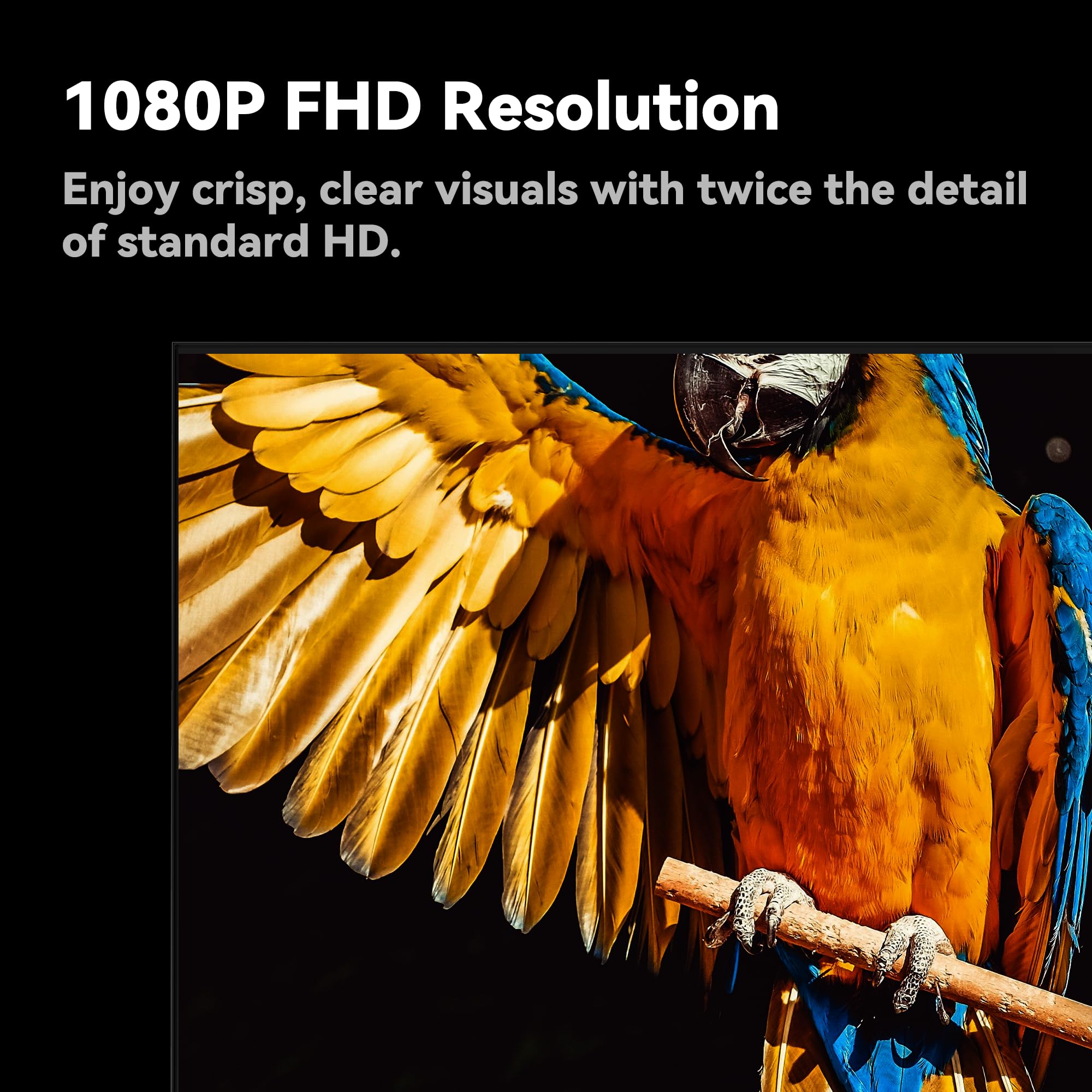 FPD 40 Inch Tizen OS Smart TV 1080p Full HD Compatible with Samsung TV Plus, Dolby Audio, HDR 10, HDMI, Voice Control, WiFi, Bluetooth, Built-in Miracast, Flat Screen Television (AT40-P1, 2025)