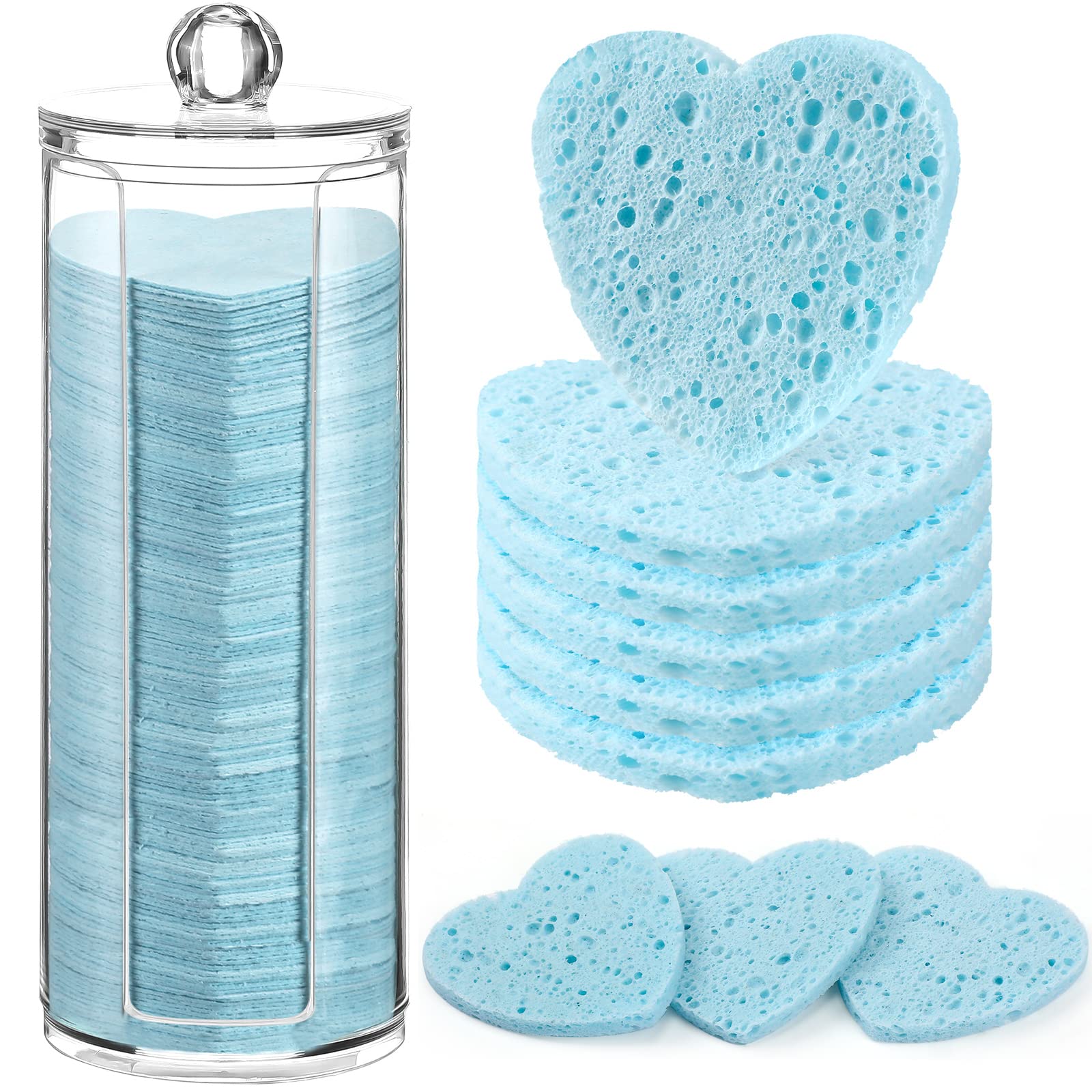 Photo 1 of **MISSING PARTS**
Sieral 120 Pcs Compressed Facial Sponges with Container Disposable Face Sponge Pads for Washing Face Cleansing Exfoliating Esthetician Makeup Removal(Heart,Light Blue)