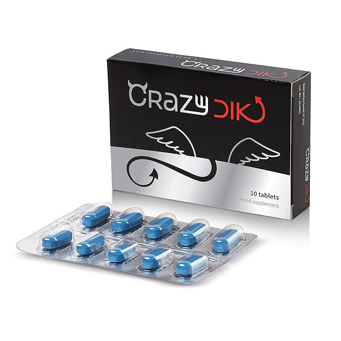 Buy Crazy DIK 10 high dose Tablets for Men. Synergy Effect of Herbal