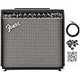 Fender Champion II 50-Watt Guitar Combo Amplifier Bundle with Instrument Cable, Picks, and Austin Bazaar Instructional Video