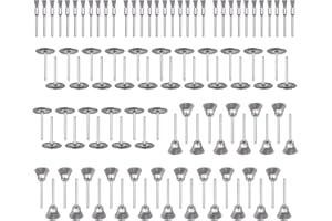 Mixiflor 99 Pcs Wire Brushes Set,Steel Wire Wheels Pen Brushes Set Kit Accessories for Rotary Tool-1/8(3mm) Shank