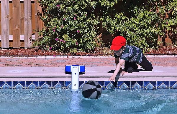 POOLEYE IMMERSION MOUNTABLE POOL ALARM COMPATIBLE WITH INGROUND & ABOVEGROUND POOLS ASTM-COMPLIANT, WATER MOTION SENSOR ADVANCED TECHNOLOGY DUAL PROTECTION, POOLSIDE AND IN-HOME SIRENS, MULTICOLOR
