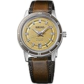 SEIKO Watch for Men - Presage Collection - with Date Calendar, 50M Water Resistance, Screw See-Through Caseback, 39.5mm Case Diameter