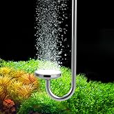 Hygger CO2 Stainless Steel CO2 Difusser Atomizer Used for Aquarium Plants，Water Grass Tank,Fine and Uniform Bubbles, Durable and Not Easy to Rust (S(25cm))
