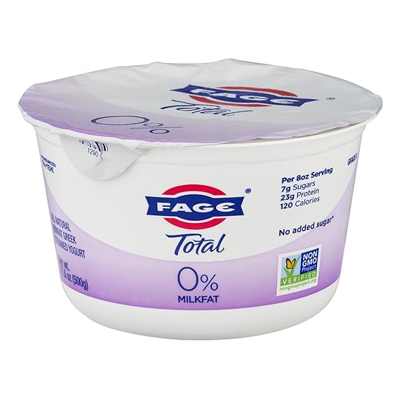 Fage, Fat Free Plain Yogurt, 17.6 Ounce Grocery & Gourmet Food