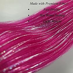 Tinsel Braiding Hair Pre stretched Meganta Pink