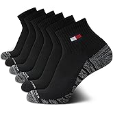 Tommy Hilfiger Men's Breathable Cushioned Quarter Socks - 6 Pack