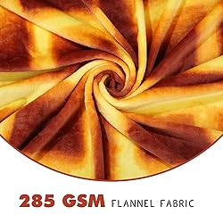 CASOFU Waffles Blanket, Giant Flour Waffles Throw