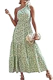 PRETTYGARDEN Women's Summer Floral Maxi Dress Knot