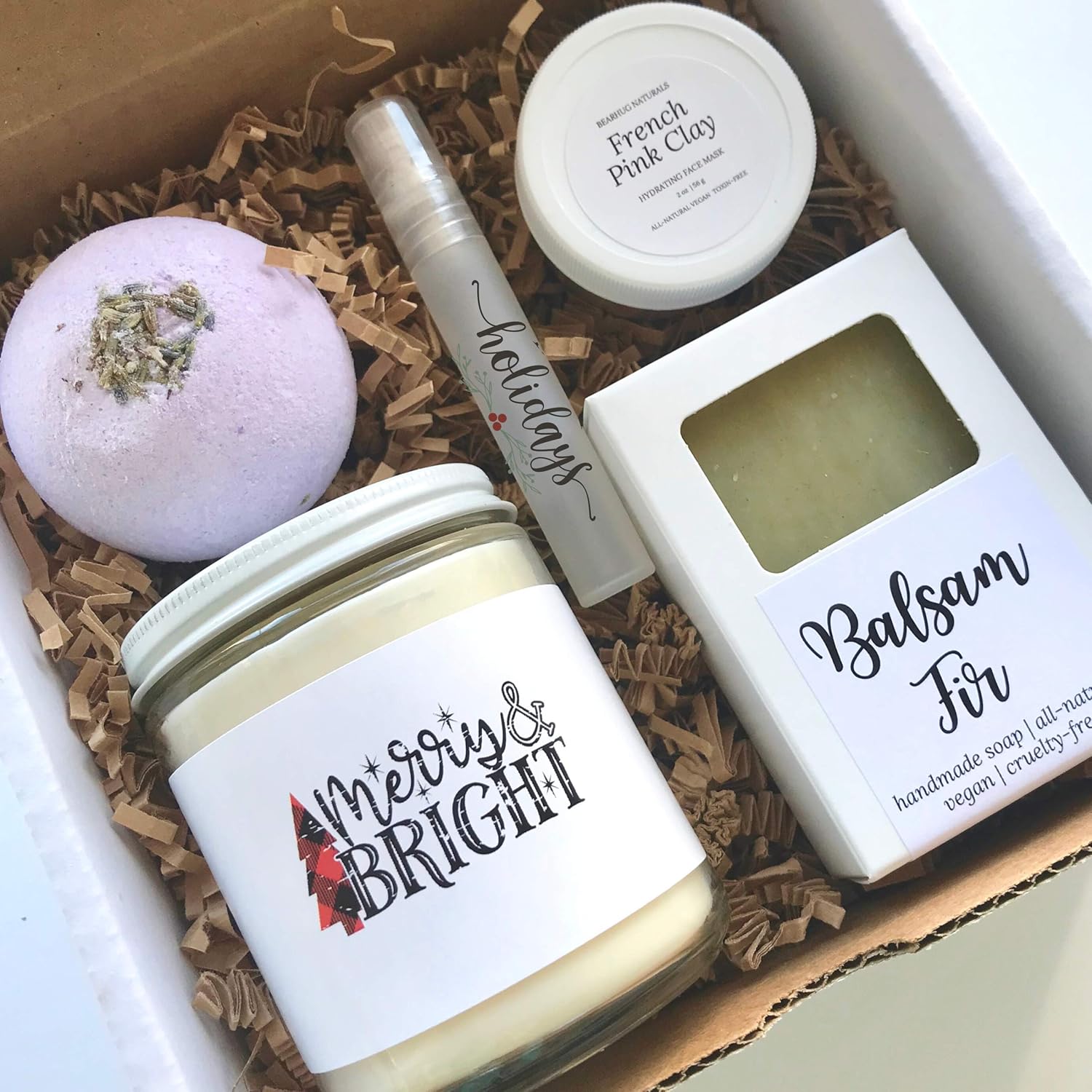  Holiday Scented All Natural Spa Box Vegan