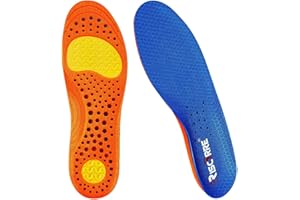 Risctrre Insoles for Men and Women- Support Shock Absorption Cushioning Sports Comfort Inserts, Breathable Shoe Inner Insole for Running Walking Hiking Working(L)