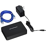 Grandstream GS-HT814 4 Port Ata with 4 Fxs Ports and Gigabit NAT Router Voip Phone and Device, Black
