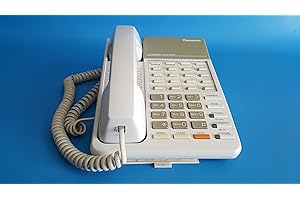 Panasonic KX-T7020 12 CO Line Proprietary Telephone for Electronic Modular Switching System, White
