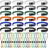 Lineshading 49 Pcs Laundry Straps with Sock Clips Set Laundry Accessory | 24 Laundry Straps 25 Nylon Sock Clips, for Washer Dryer Sorting, Multicolor Pairs Socks Prevents Loss, Organizer Accessories