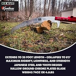 EZ Kut Pole Saw Kamikaze 20’ Extendable - Pole