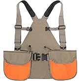 HUNTPAL Upland Bird Hunting Vest Tactical Backpack with Game Pouch, Pockets, Chest Strap and Waist Belt, Fit for Bird Hunting