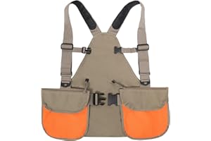 HUNTPAL Upland Bird Hunting Vest Tactical Backpack with Game Pouch, Pockets, Chest Strap and Waist Belt, Fit for Bird Hunting