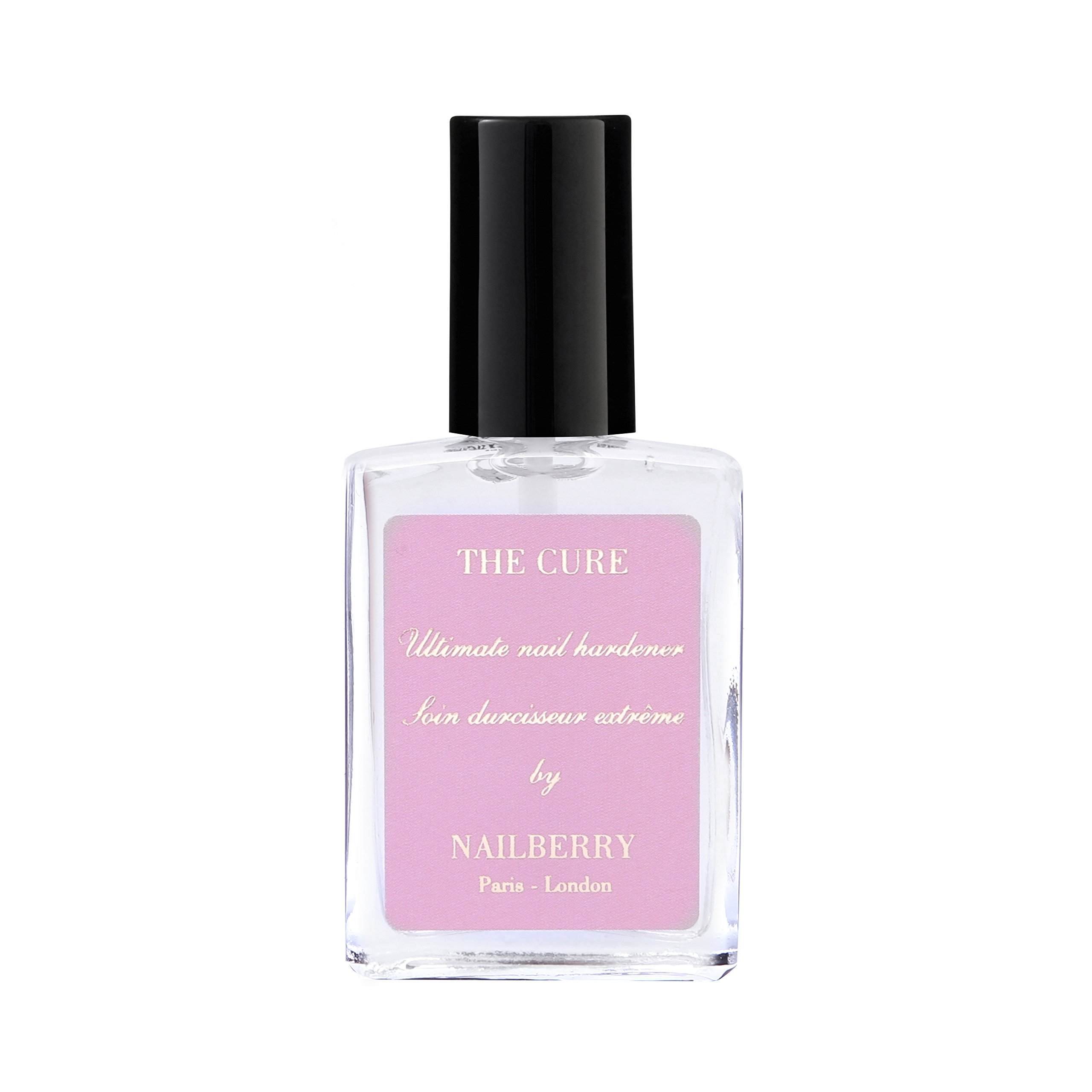 Nailberry The Cure Nail Hardener 15 ml | Promotes Strength and Hydration | Helps Repair and Restore Nails