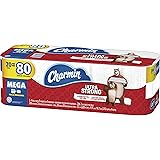 Charmin Ultra Strong Toilet Paper, 20 Mega Rolls (Equal to 80 Regular Rolls)