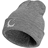 MiAnMiAn Embroidery Goth Beanie Knit Hats for Men & Women, Embroidery Winter Hats Skull Cap