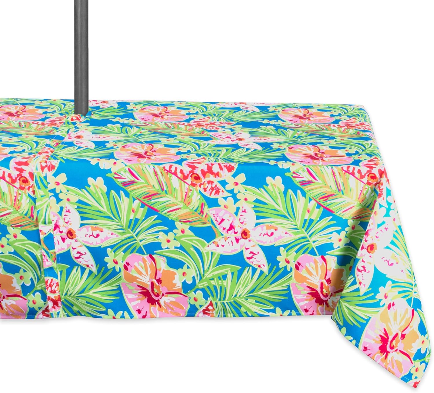 Best outdoor table cloth with umbrella hole rectangle 60 x 120