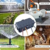 [Restmo] 2 Pack Outdoor Waterproof Box IP54 29x13.2x10cm Electrical Enclosure view 8