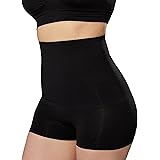 Shapermint High Waisted Body Shaper Boyshorts Tummy Control Waist Slimming and Back Smoothing Shapewear for Women Plus Size