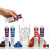 GoSip® Cirkul® Singles 24-Pack, Caffeine Flavor Water Variety Pack, No Sugar, Zero Calorie Drink Mix, (6 Blue Raspberry, 6 Black Cherry, 6 Strawberry Watermelon, 6 Grape)