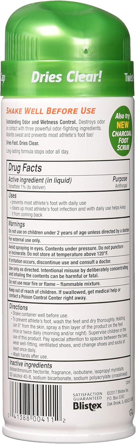 Odor-Eaters Foot Spray Powder, 4oz, Pack of 2 (Package May Vary): Health & Personal Care
