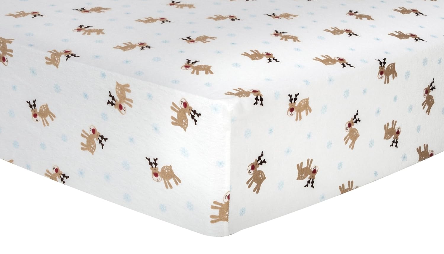 flannel christmas crib sheets