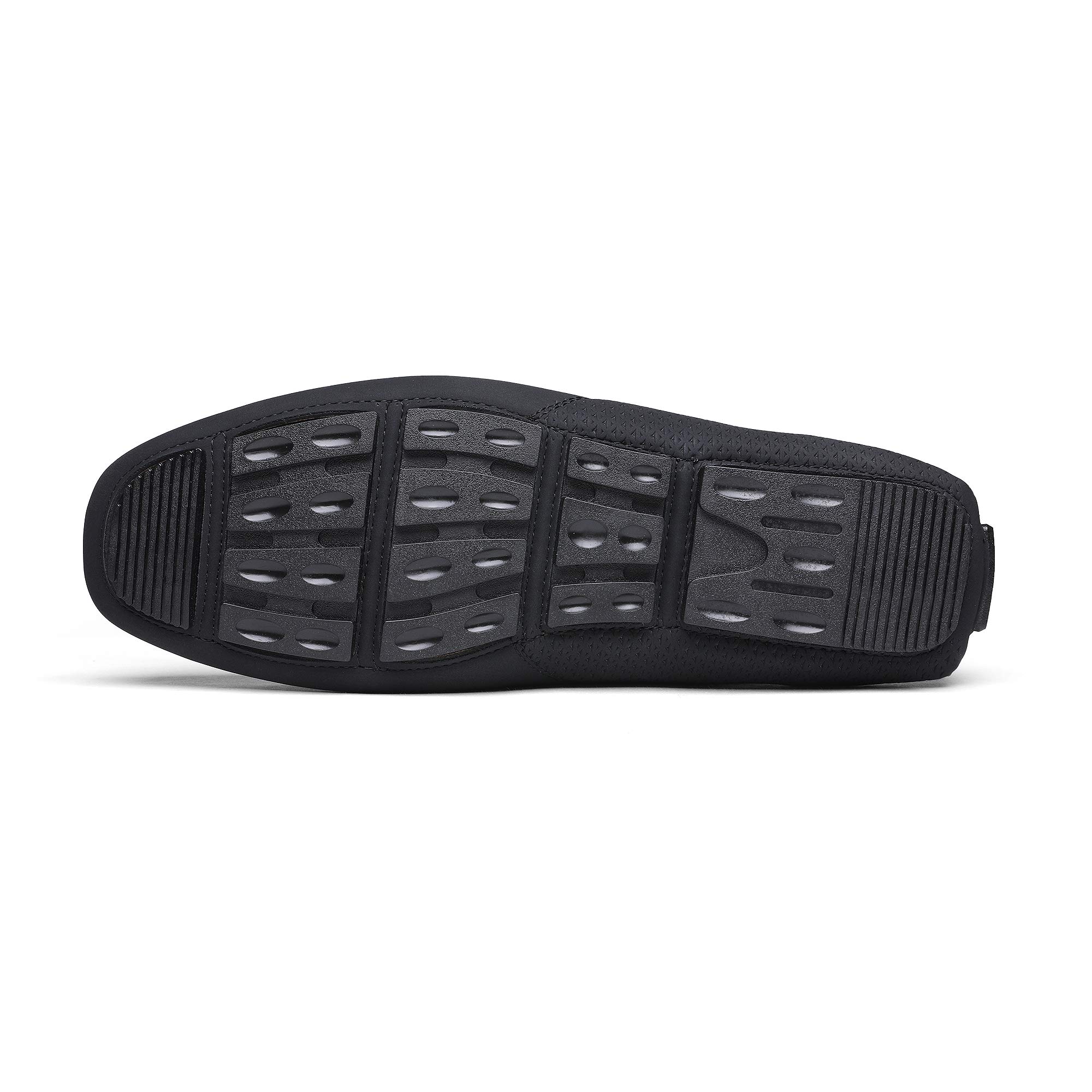 Bruno Marc Herren Klassische Mokassins Flache Slipper Slip on Penny Loafer Weich Comfort Schuhe Bootsschuhe,Size 42,Schwarz,3251314 5