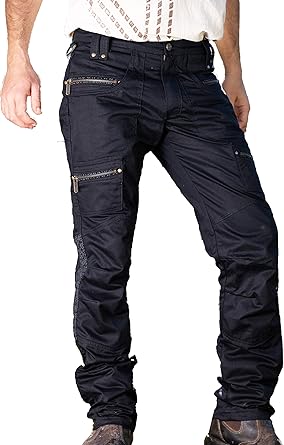 black utility trousers mens