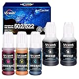 Uniwork Compatible 502 Ink Bottles Replacement for