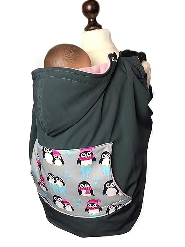 Tragecover aus Softshell/Polarfleece Pinguin Mädchen neue Passform!