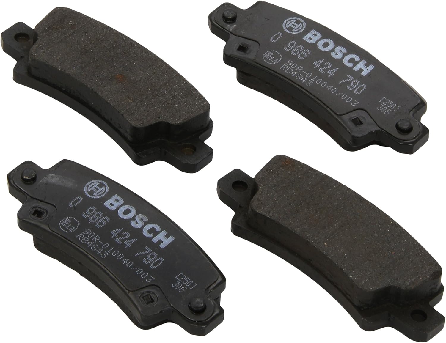 Amazon Com Bosch Disc Brake Pads Set Front Rear Axle Fits Toyota Corolla Runx 2001 2007 Automotive