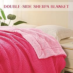 Exclusivo Mezcla Reversible King Size Sherpa Fleece