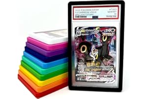 The Hobby Lair Elite Bumper Guard for PSA Graded Cards ONLY | New Stackable Design | Ultimate Edge Protector | Black Slab Shield [1 Pack]