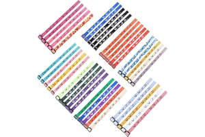 SAMOCO 40Pcs W.W.J.D. Webbing Bracelets What Would Jesus Do Bracelets Christian Bracelets Handmade Colorful Religious Woven WWJD Wristbands for Fundraisers Adjustable