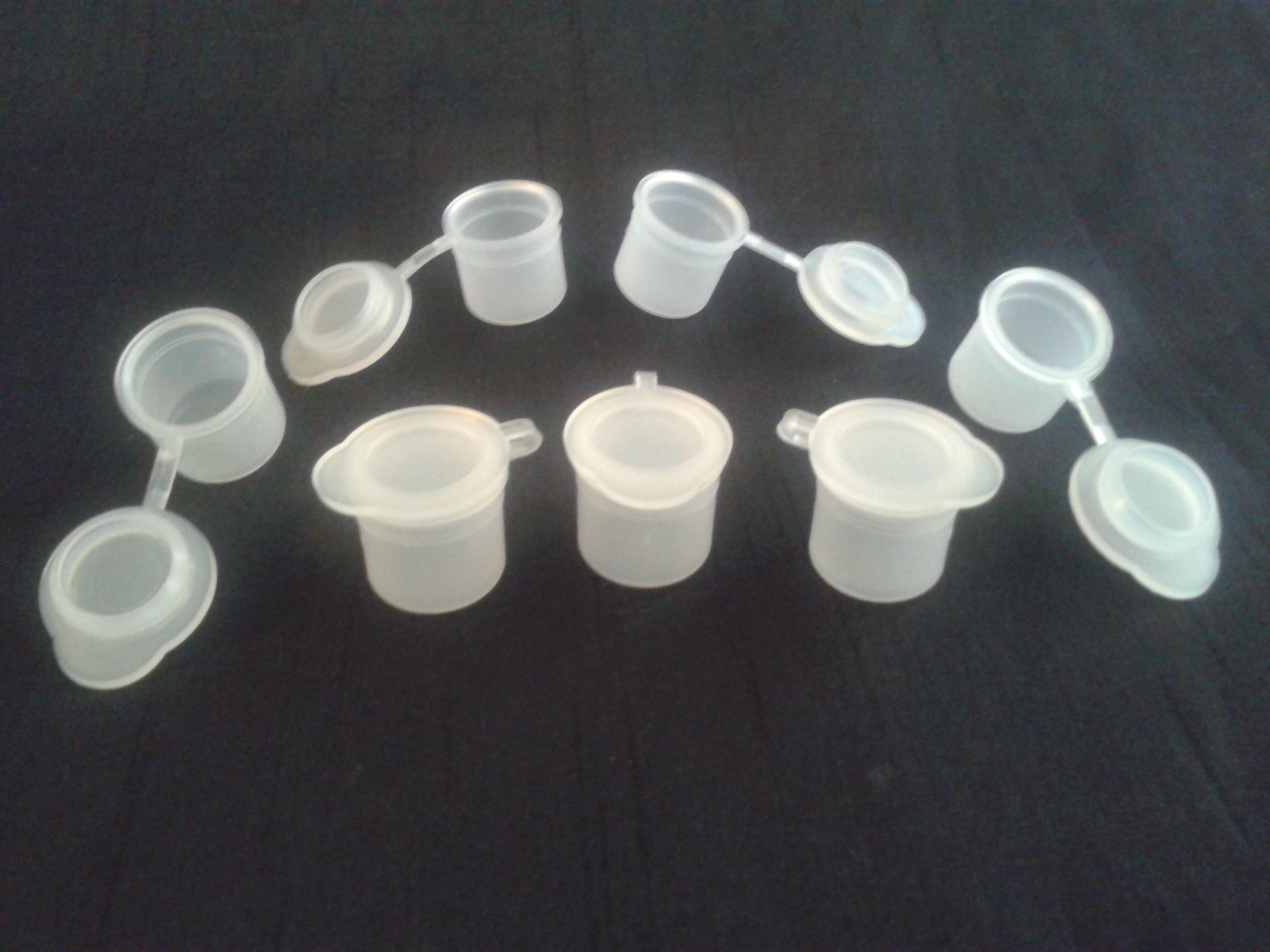 50 x 3.5 ml hinged Shut lid Paint pots Ideal Craft and Hobbies