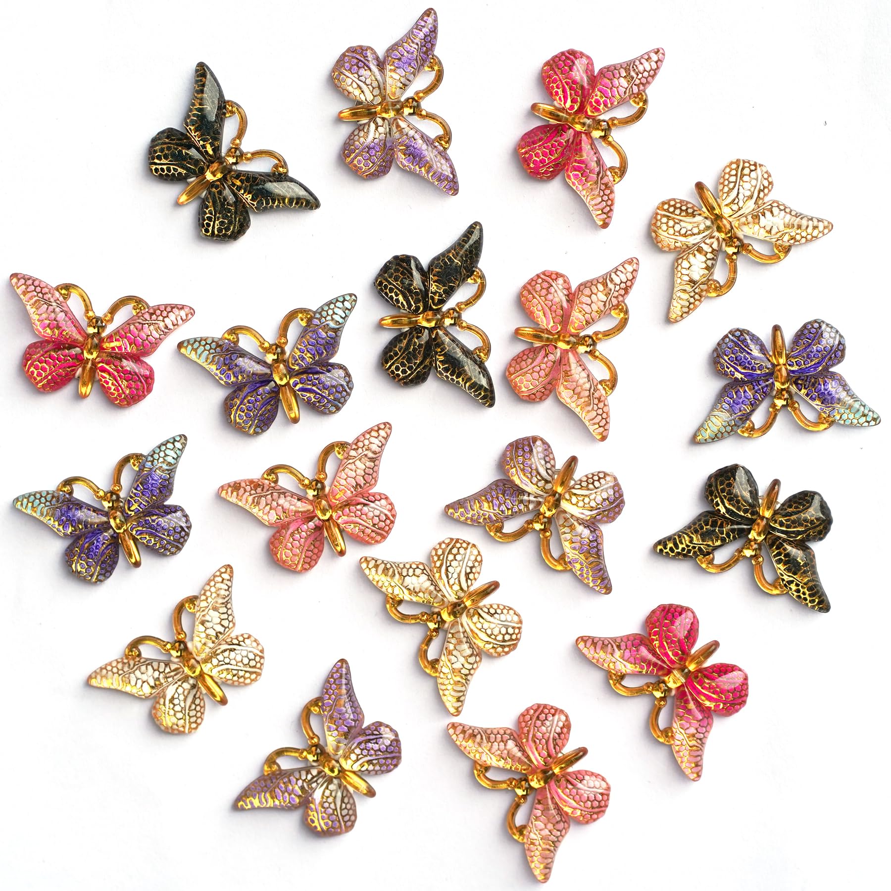Photo 1 of ?Tandarui 18Pcs 3D Colorful Butterfly Fridge Magnets,Stong Decorative Magnets for Refrigerators, Office Whiteboards School Lockers (18, BB)
