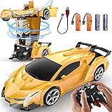 KKM Remote Control Car Toy, 2.4Ghz Transform Robot