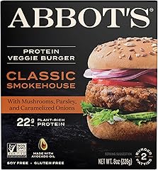 Abbot’s High-Protein Veggie Burger, Classic Smokehouse