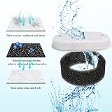 Fentar 32Pcs Cat Water Fountain Filters 16 Activated Carbon 16 Foam view 5