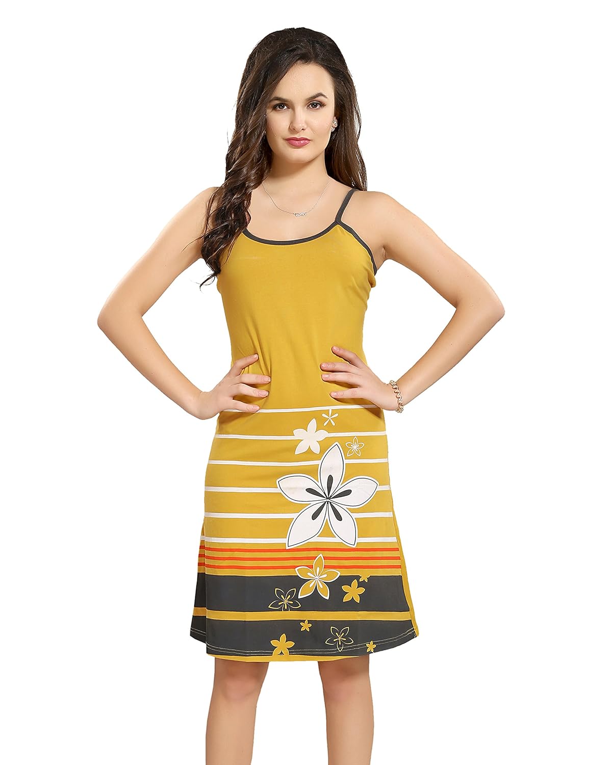 av2 women's cotton short nighty