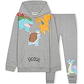 Pokemon Tracksuit Set Boys, Teens, 2 Pc Hoodie Joggers, Anime Hoodie Sweatpants Kids Clothes Teen Apparel, Gifts for Boys