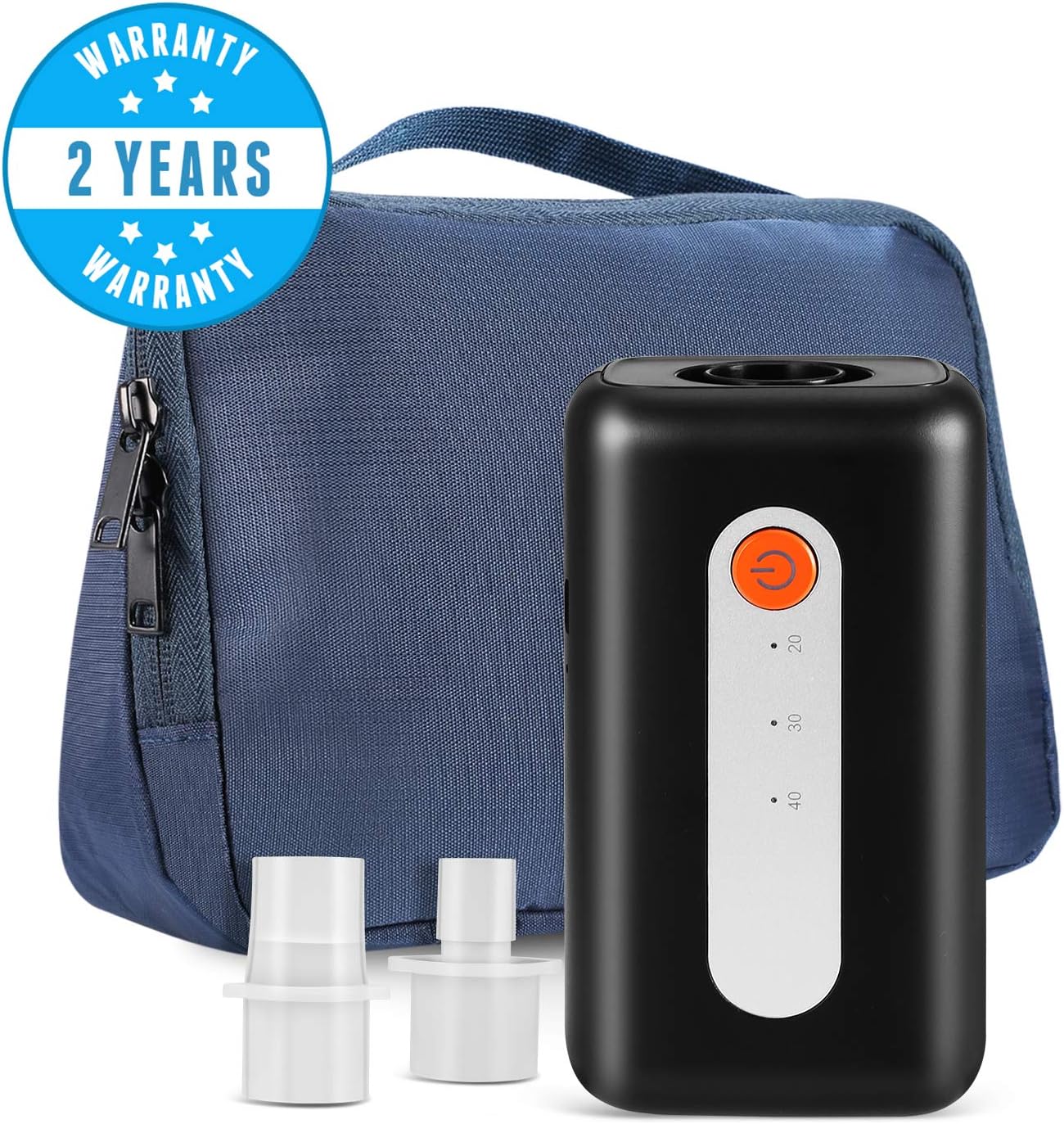 Freyat Portable Mini CPAP Cleaner and Sanitizer,Residual Ozone Smell Eliminating,Bundle with Sanitizing Bag,Heated Hose Adapter and AirMini Adapter