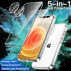 JETech 5 in 1 Case for iPhone 12 Mini